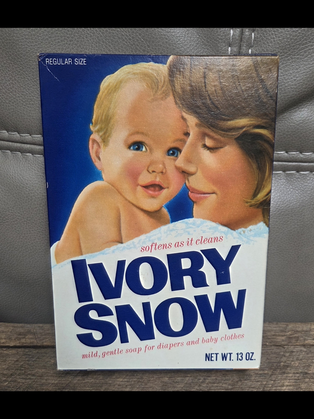 Vintage Rare 1970s IVORY SNOW Box Full Never Used Sealed Advertising Prop Bin TT